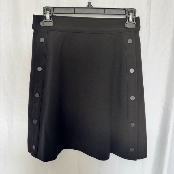 Whistles Daphne Black Crepe Mini Skirt - Picture 8 of 16